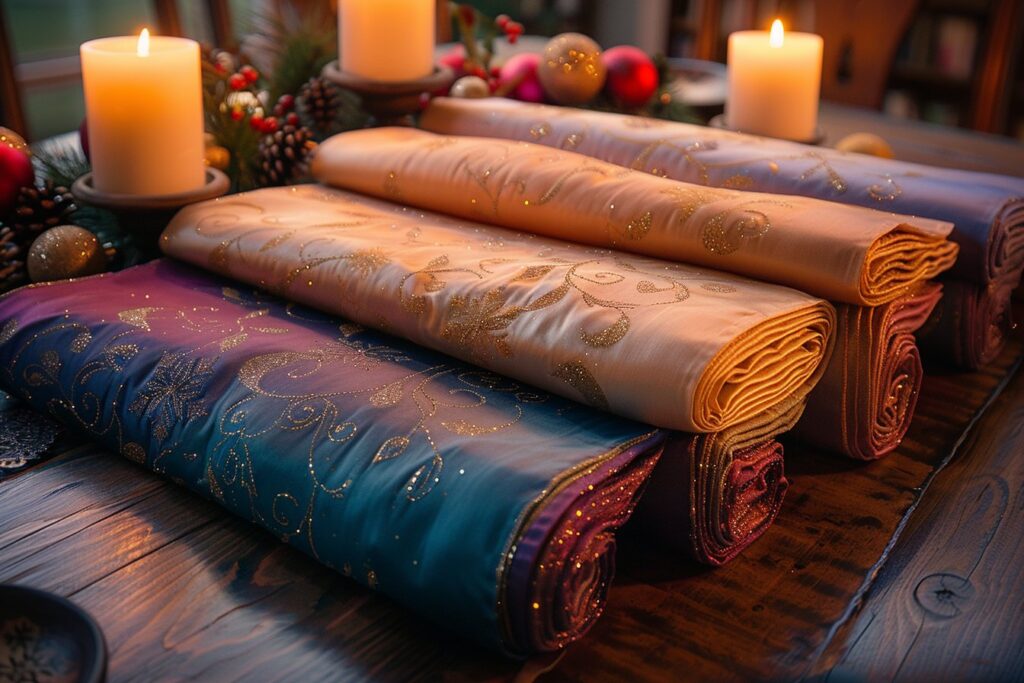Les chemins de table magiques pour un Noël féérique
