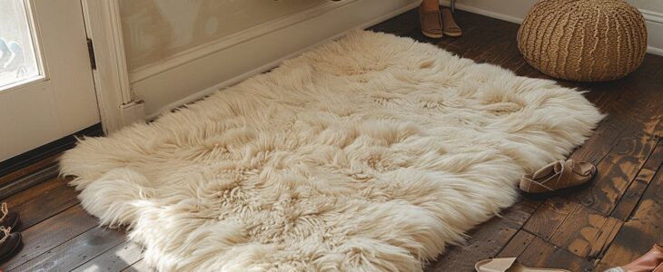 Tapis shaggy pour les zones de passage : robustesse et style