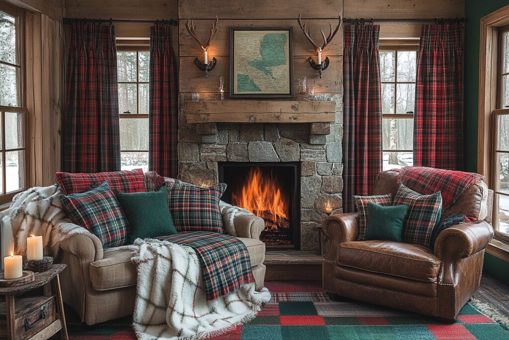 L&rsquo;esprit highland : comment les pantalons écossais inspirent les intérieurs rustiques