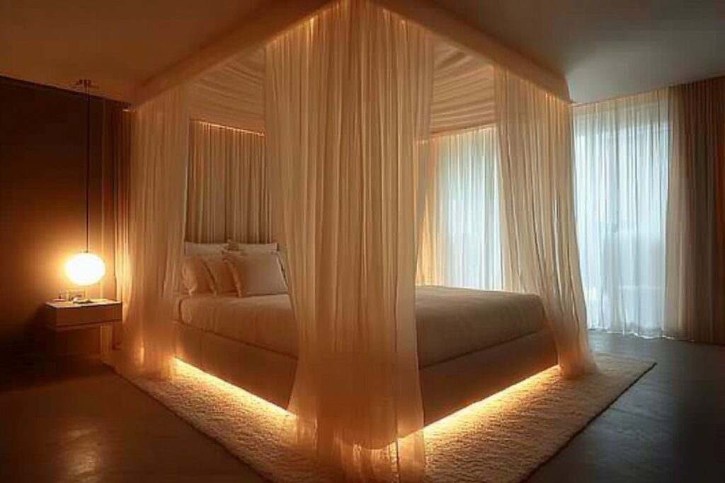 Ciel de lit et design intérieur : l’allié parfait pour une chambre élégante