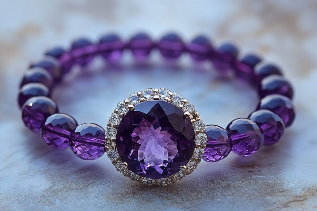 Les bijoux en améthyste : la pierre violette de février