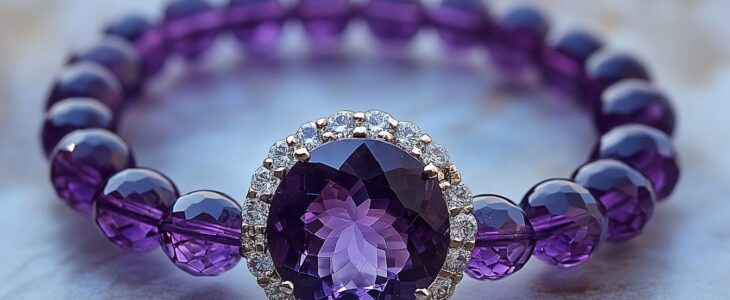 Les bijoux en améthyste : la pierre violette de février