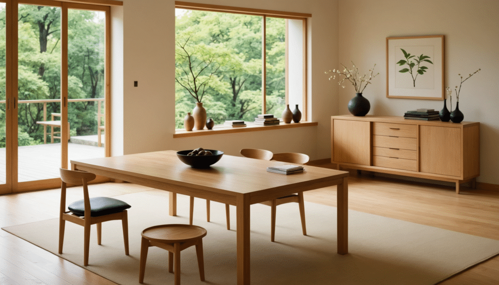 L’art de l’ameublement japonais : lignes simples – rangement malin
