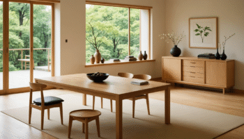 L’art de l’ameublement japonais : lignes simples – rangement malin