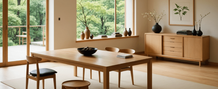 L’art de l’ameublement japonais : lignes simples – rangement malin