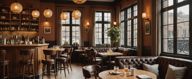 Déco cosy : cafés et hôtels au bois chaleureux