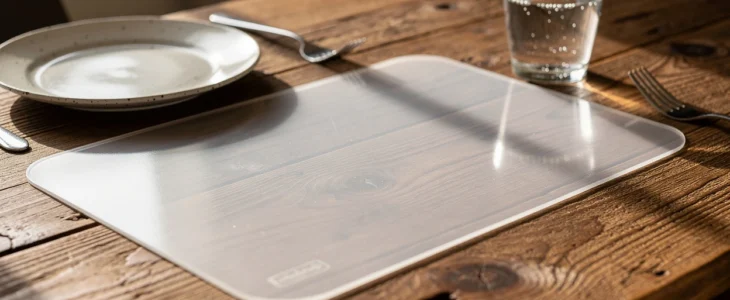 Le set de table plastique transparent : l’accessoire qui sublime votre table