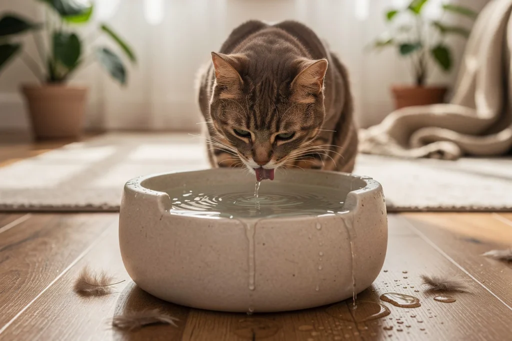 Une hydratation saine et ludique grâce aux fontaines à eau pour chat