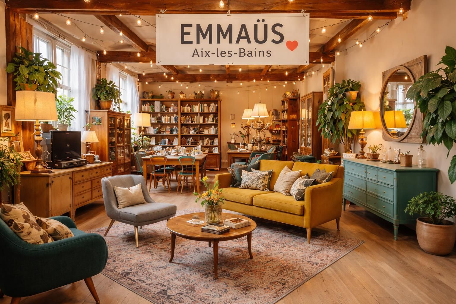 meublez votre intérieur à aix-les-bains de manière économique grâce à emmaüs et au marché de l'occasion local. trouvez des meubles abordables, durables et uniques près de chez vous.