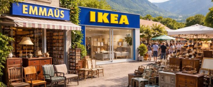 Meubles pas chers Aix-les-Bains avec Emmaüs, IKEA et brocantes pour économiser sur l&rsquo;ameublement