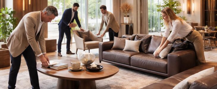 Roche Bobois Business équipe les espaces de réception des entreprises de luxe