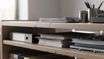 Optimiser l’organisation de ses papiers avec des étagères de bureau pratiques