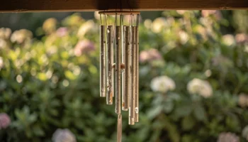Sur la terrasse ou dans le jardin, le carillon à vent devient la signature sonore de votre déco