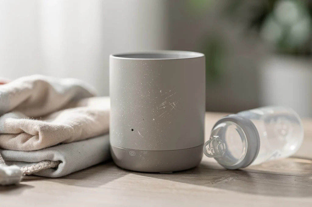 Chauffe-biberon nomade prêt en 2 minutes : solution express pour parents en déplacement