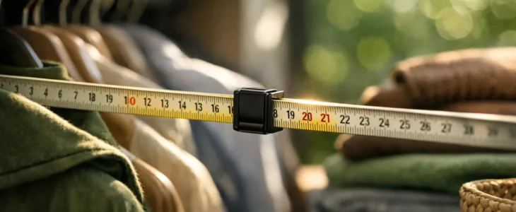 Un placard se mesure en mètres linéaires de penderie, pas en portes