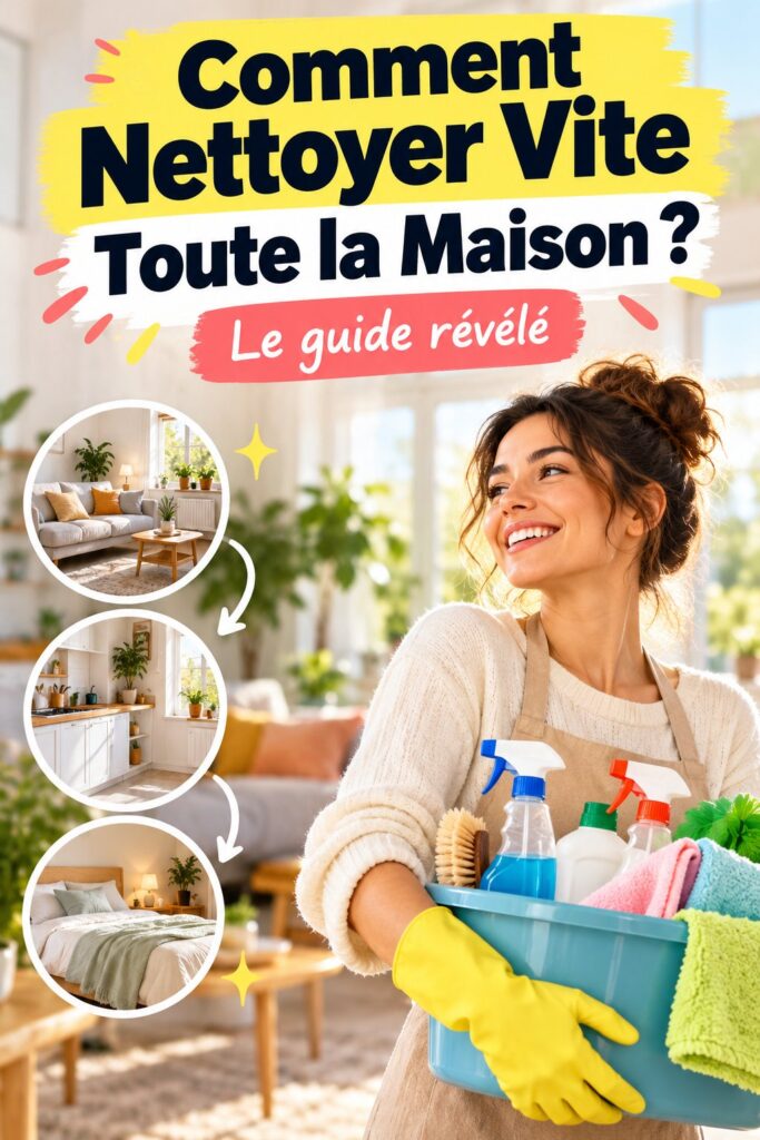 Intérieur d'une maison propre et bien rangée, symbolisant un nettoyage efficace