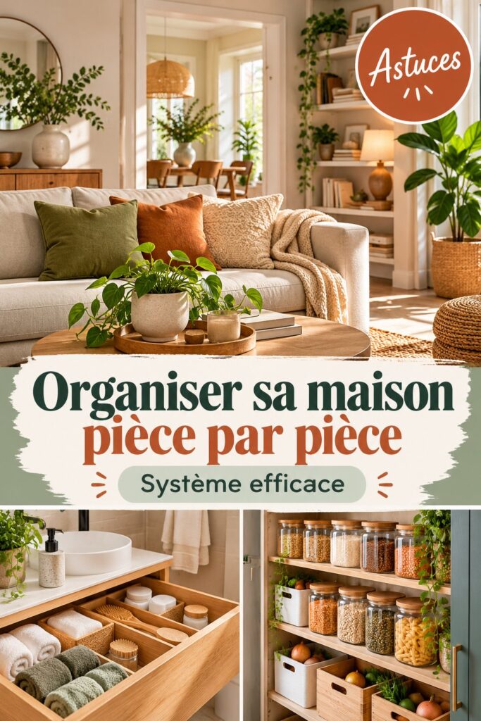 Intérieur bien organisé avec rangements adaptés dans un salon moderne