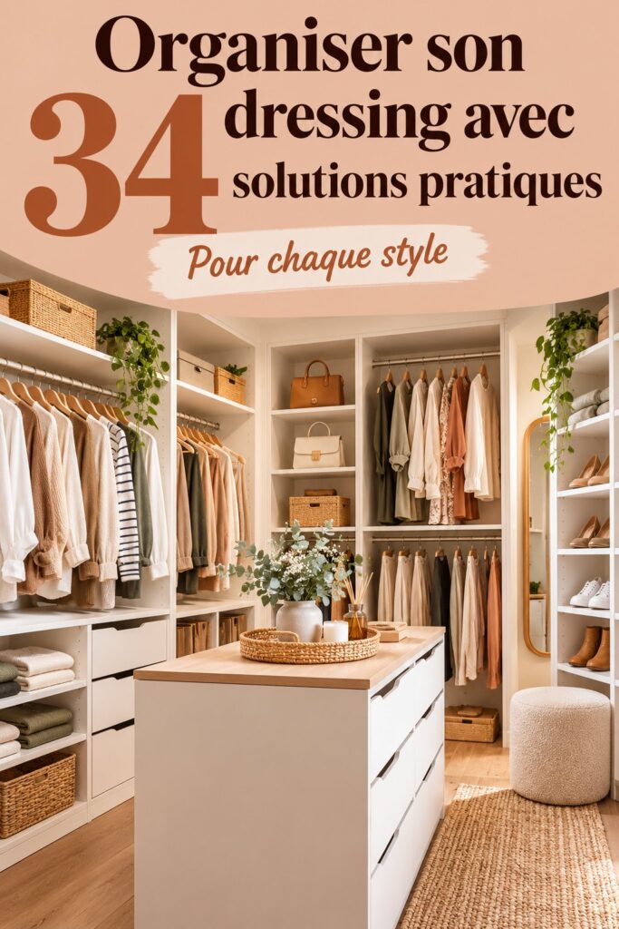 Organiser son dressing : 34 solutions pratiques et personnalisées
