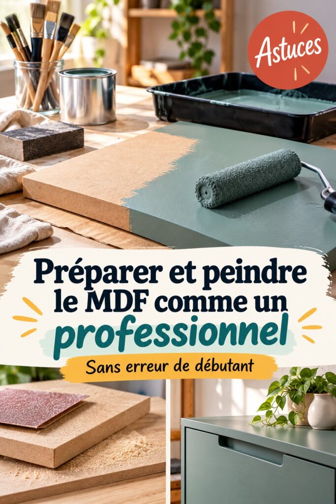 Préparez et peinturez le MDF comme un pro