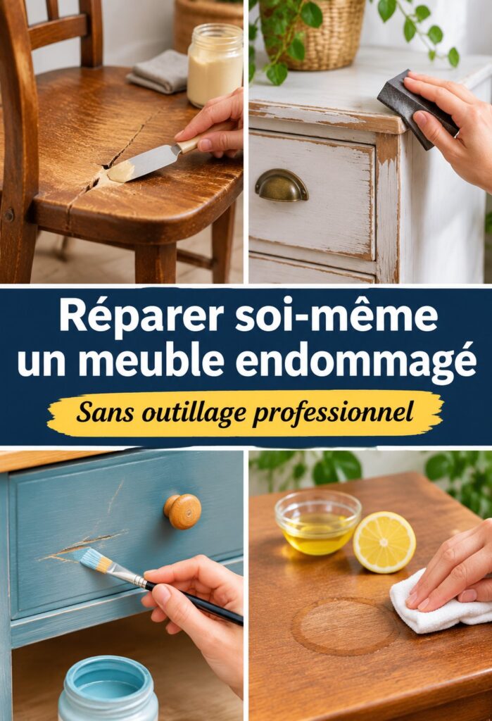 Réparez un meuble endommagé vous-même avec ces étapes
